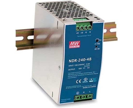 Источник питания Mean Well AC/DC NDR-240-24 Т02290105 – изображение 2