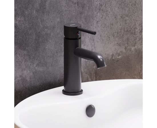 Смеситель для умывальника Damixa Scandinavian Pure чёрный 360210300 – изображение 2