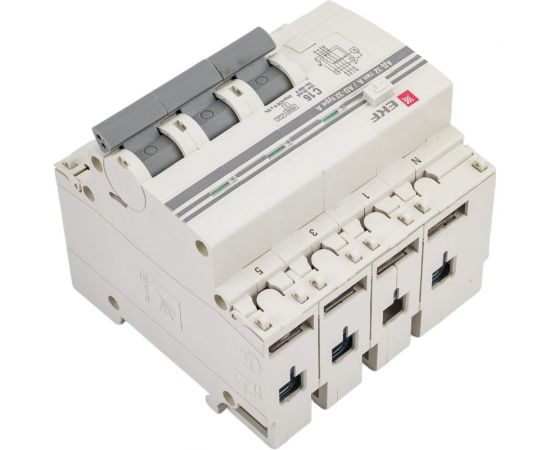 Дифференциальный автомат EKF PROxima АД-32, 3P+N, 16А/30мА, SQ DA32-16-30-4P-a-pro – изображение 2