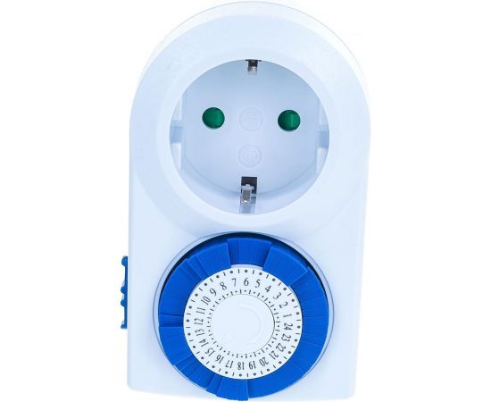 Розетка с механическим таймером Smartbuy 3600Вт, 48 вкл./выкл. сутки, интервал 30 мин. SBE-STM2 – изображение 2