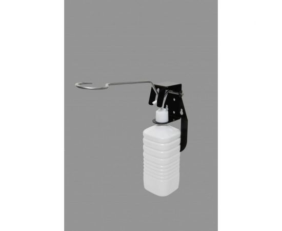 Держатель для антисептика Титан Мета настенный, локтевой ""ДЛТ-1"" с флаконом, черный 4670026242584 – изображение 2