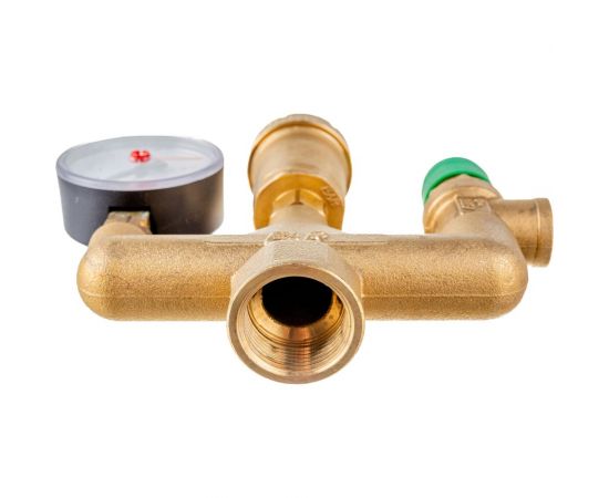 Группа безопасности котла с автоматическим воздухоотводчиком (1"", манометр 4 бар, пред. клапан 3 бар) FAR ВР FA 2115 1 – изображение 2