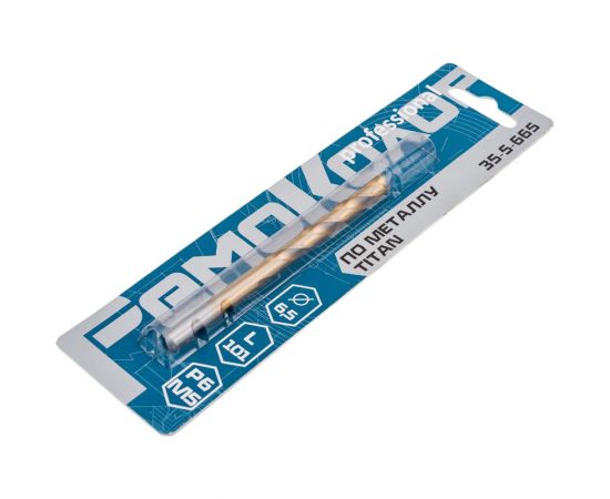 Сверло по металлу HSS TIN (6.5х101 мм; Р6М5) РемоКолор 35-5-665 – изображение 3