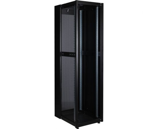 Напольный шкаф DATAREX 19 дюймов 47u 600x800 передняя дверь перфорированная, задняя стенка перфорированная, черный DR-721611 – изображение 3