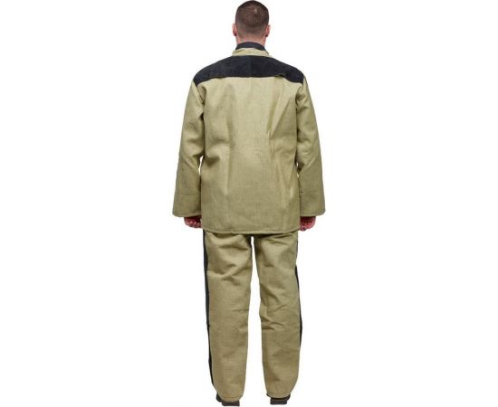 Костюм сварщика брезент-спилок КС09 (р. 48-50; рост 170-176) ООО Комус 1021410 – изображение 3