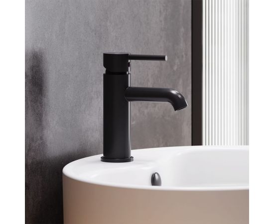 Смеситель для умывальника Damixa Scandinavian Pure чёрный 360210300 – изображение 3