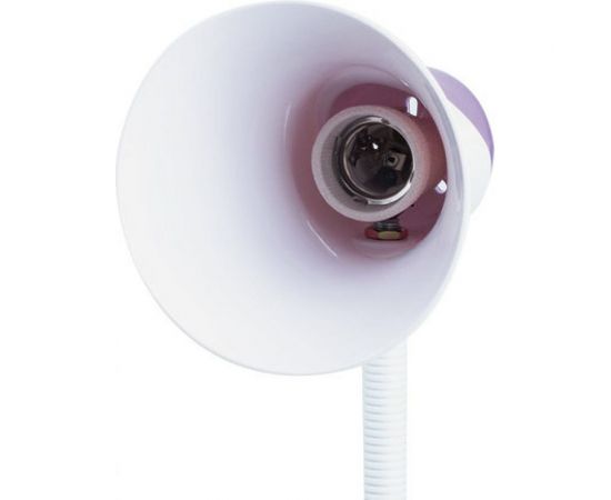 Светильник настольный SONNEN OU-607, на подставке, цоколь Е27, белый/фиолетовый, 236682 – изображение 4