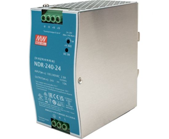 Источник питания Mean Well AC/DC NDR-240-24 Т02290105 – изображение 4