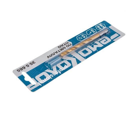 Сверло по металлу HSS TIN (6.5х101 мм; Р6М5) РемоКолор 35-5-665 – изображение 4