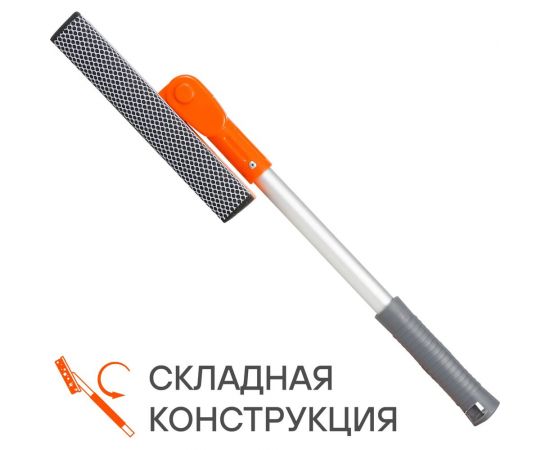 Складная щетка для мытья стекол с поролоном и водосгоном Airline 40 см ABGN005 – изображение 5