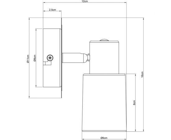 Настенный светильник Arte Lamp A4510AP-1SS – изображение 5