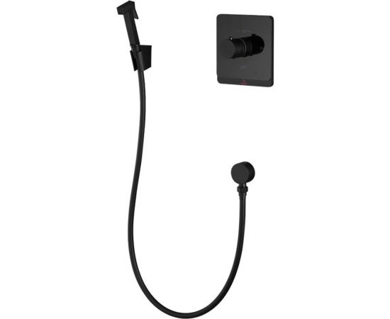 Смеситель с гигиеническим душем ROSE черный R105H – изображение 5