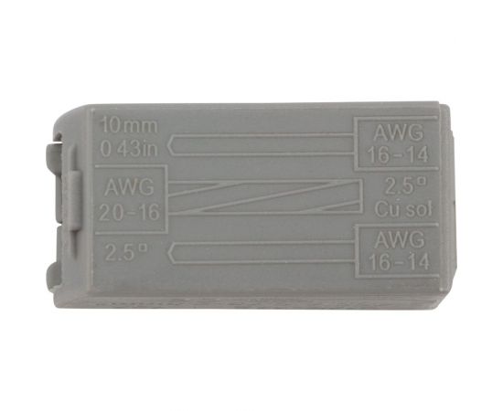 Соединительная клемма REXANT для светильников СМК 224 на 2 провода 0.5-2.5 мм2 белая 5 шт 07-2411-5 – изображение 5