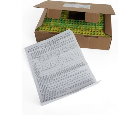 Самозажимной 2-проводной проходной зажим STEKKER ЗНИ - 6,0, JXB ST 6, желтый, зеленый LD552-3-60, 50шт, 39961 – изображение 7