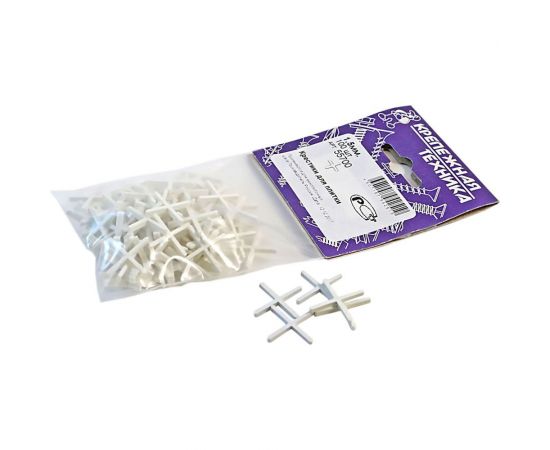 Крестики для кафельной плитки 100 шт, 1.5 мм крепежная техника 55700 