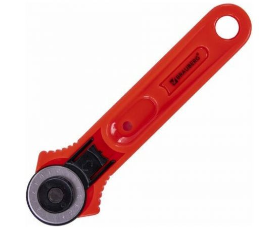 Раскройный роликовый нож BRAUBERG 28 мм, круглое лезвие 238090 