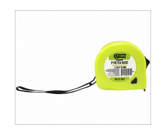 Рулетка ON BASIC 7,5 мх25мм 05-01-007 