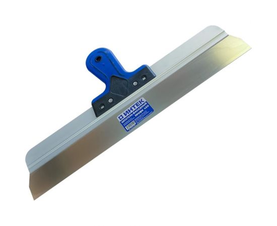 Фасадный шпатель ИНТЕК ПРОФИ 450 мм, из нержавеющей стали, с двухкомпонентной ручкой 20719 