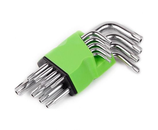 Набор ключей torx Помощник г-образных, 9пр.(т10,15,20,25,27,30,40,45,50), в блистере P010K(49988) 
