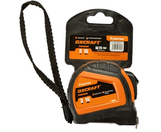 Рулетка OXCRAFT 3m х16mm Premium PO000137268 