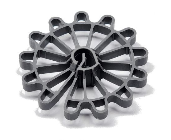 Фиксатор строительной арматуры звездочка фз-40 100 шт, 40 мм, пластик КХЭМ FZ-40 