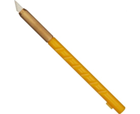 Канцелярский нож-скальпель Attache Selection с перовым лезвием, цвет желтый 280455 