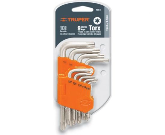 Набор ключей Torx Truper 9 шт TORX-9 15554 – изображение 2