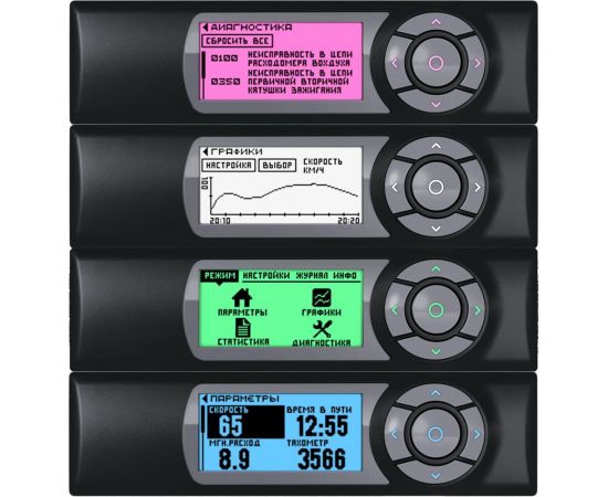 Автомобильный бортовой компьютер 1DIN, 3-хцветн,универсал. для любых авто Вымпел БК-125 3012 – изображение 3