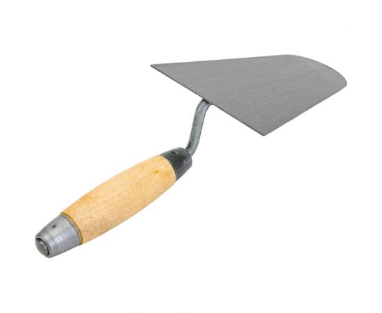 Кельма бетонщика USP Полукруг 180 мм, деревянная ручка, металлический колпачок 05008 – изображение 3