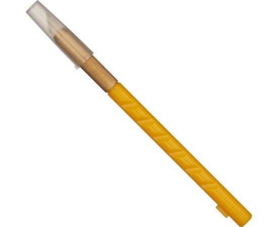 Канцелярский нож-скальпель Attache Selection с перовым лезвием, цвет желтый 280455 – изображение 4