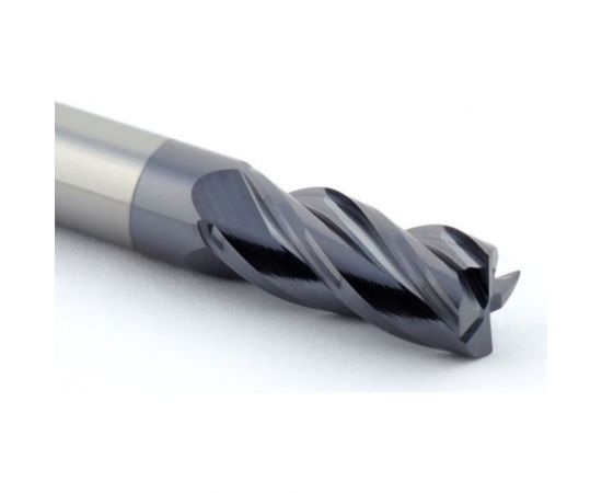 Фреза концевая твердосплавная по металлу 10х22х72 мм, хв-к 10 мм, Z4 CNCINS PMK10.z4.10.22.72.3638.F030 TiAlN – изображение 4