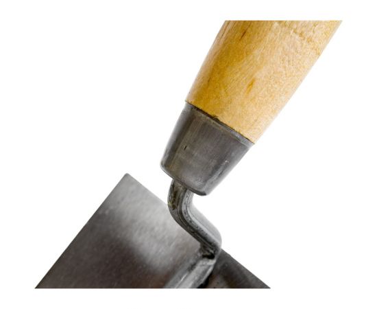 Кельма бетонщика USP Полукруг 180 мм, деревянная ручка, металлический колпачок 05008 – изображение 4