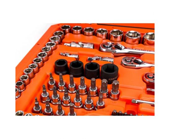 Набор инструментов 1/4 +3/8 +1/2 Кратон TS-22 socket 120 2 28 09 022 – изображение 6