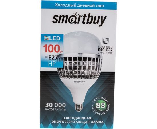 Светодиодная лампа Smartbuy LED HP100W/6500/E27 SBL-HP-100-65K-E27 – изображение 6