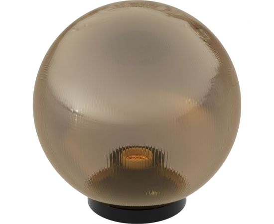 Уличный светильник-шар APEYRON с основанием, 200мм, рассеиватель ПММА, призма, золотая 11-67 