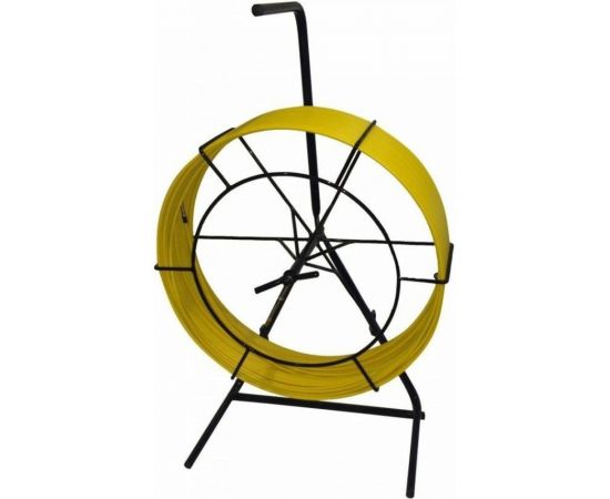 Протяжка для кабеля OlmiOn мини УЗК d=4,5 мм L=150 м в кассете №3, желтый СП-К3-4,5/150 