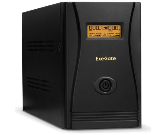 Источник бесперебойного питания ExeGate SpecialPro Smart LLB-1600.LCD.AVR.EURO.RJ 1600VA/950W, LCD, AVR, 4 евророзетки, RJ45/11 285512 