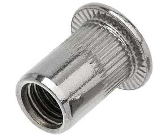 Нержавеющая резьбовая заклепка KREPFIELD M5x12 мм, ART 1025, А2, 50 шт. 1025ГАЙКАЗАКЛЕПКАМ5Х12-50 