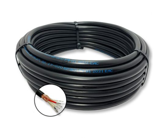 Монтажный кабель МКЭШ ПРОВОДНИК 7x0.5 мм2, 50м OZ48550L50 