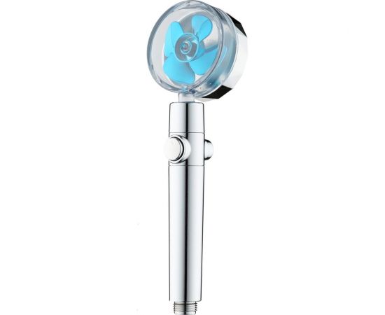 Душевая лейка ARGO turbo, синий, с фильтром, блистер 43987 