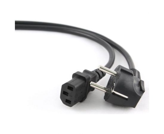 Сетевой кабель Wize CAC10-EU-C13-3M 3 м, Евровилка 3 pin - C13, 10 А, черный, пакет 121656 