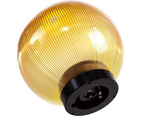 Уличный светильник-шар APEYRON с основанием, 200мм, рассеиватель ПММА, призма, золотая 11-67 – изображение 11