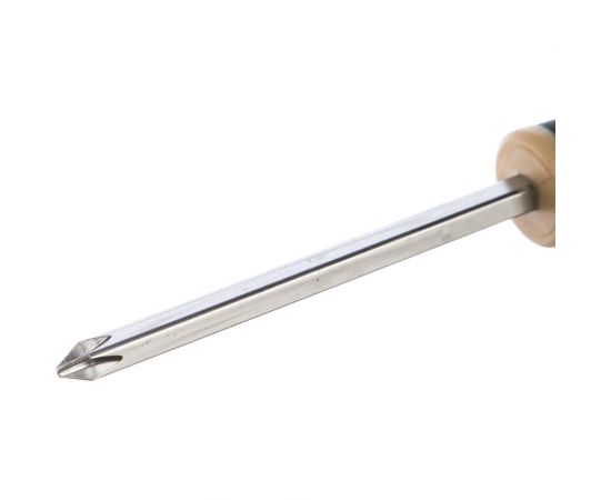 Крестовая магнитная отвертка ROCKFORCE Profi S2 PH2.0х100мм, в пластиковом держателе RF-70120100 – изображение 2