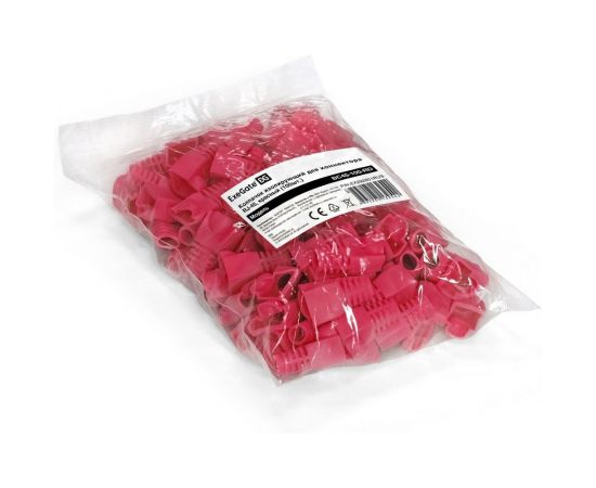 Изолирующий колпачок ExeGate BC45-100-RD для коннектора RJ-45, красный 100шт 292851 – изображение 2