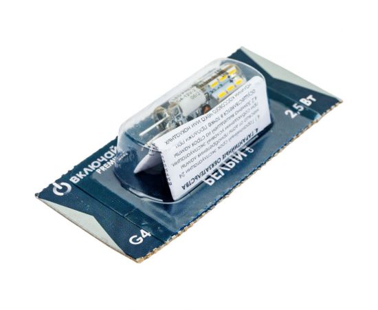 Светодиодная лампа Включай 2,5W G4 4000K 12V AC/ DC силикон 10х35 LED PREMIUM 1008045 – изображение 2