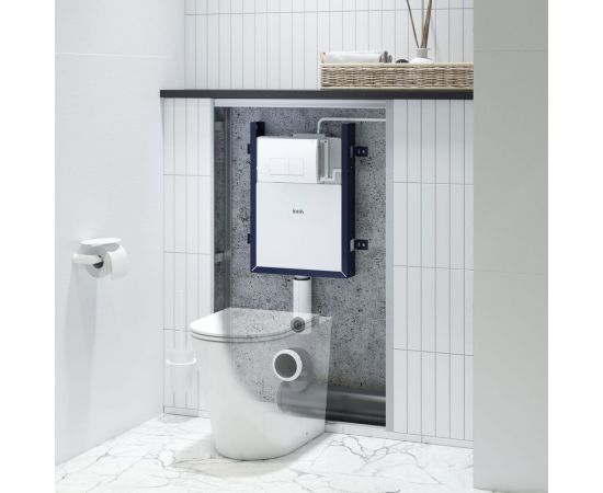Комплект 2 в 1: бачок скрытого монтажа и клавиша смыва IDDIS optima home OPH0W0Ci32K – изображение 2
