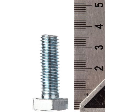 Болт с шхг полная резьба Крепежная техника DIN 558 10х30 80шт 493474 БК – изображение 2