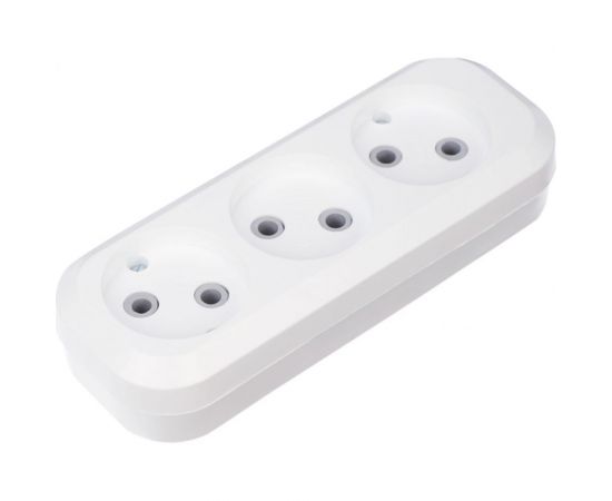 Розеточная колодка REXANT 3 гнезда без заземления 11-8703 – изображение 2