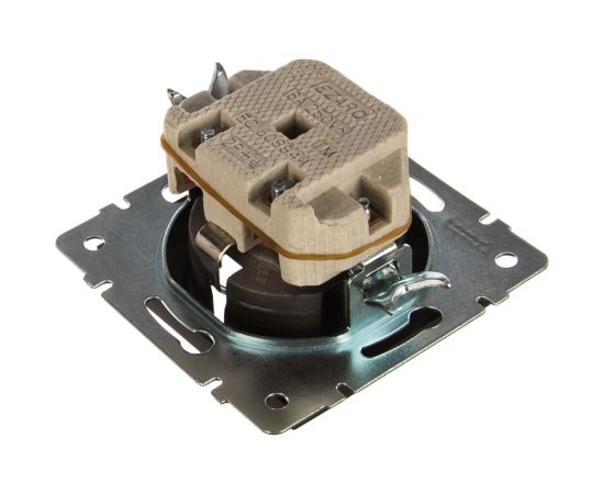 Розетка LEZARD RAIN с защитой от детей керам. цв. черный графит матовый 703-4188-124 – изображение 2