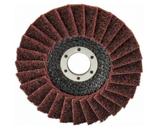 Диск лепестковый полировочный 125x22.23 мм, стекловолокно, угловой (средняя полировка) Makita B-40808 – изображение 2